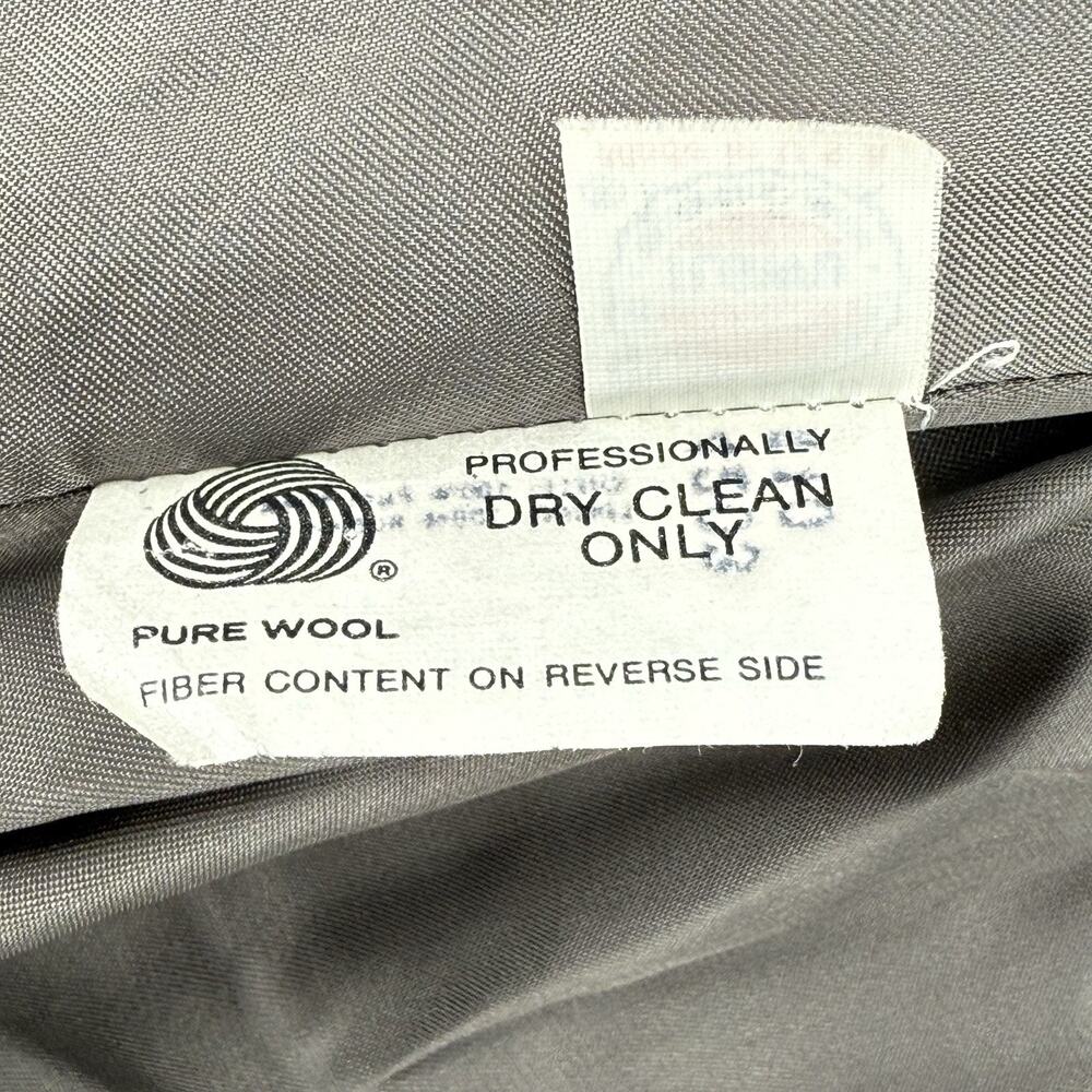 Vintage Mackintosh New England 100% Wool Peacoat Jacket Womens Size 10 Gray - Picture 6 of 10